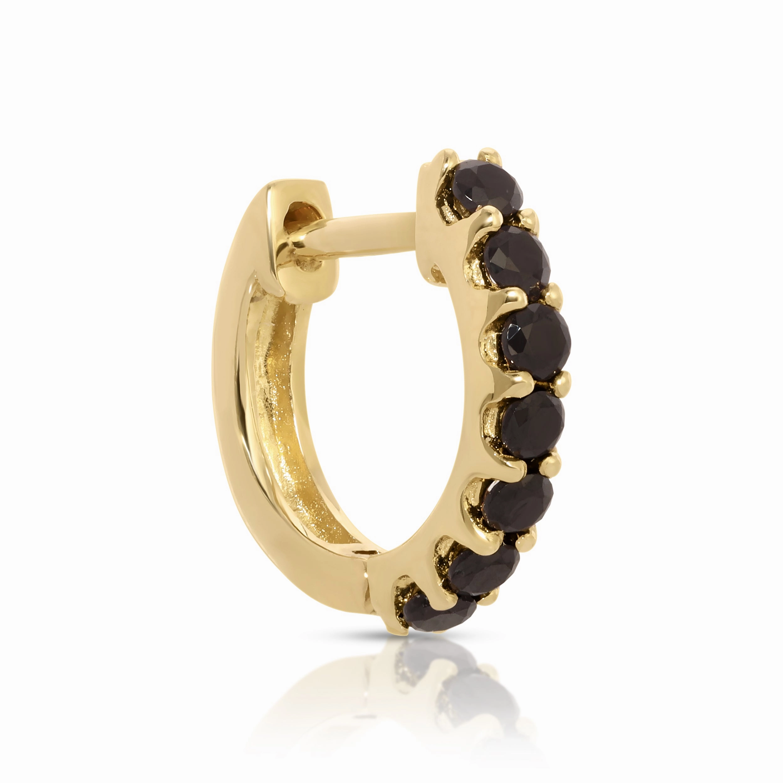 Alli Webb Onyx Huggie
