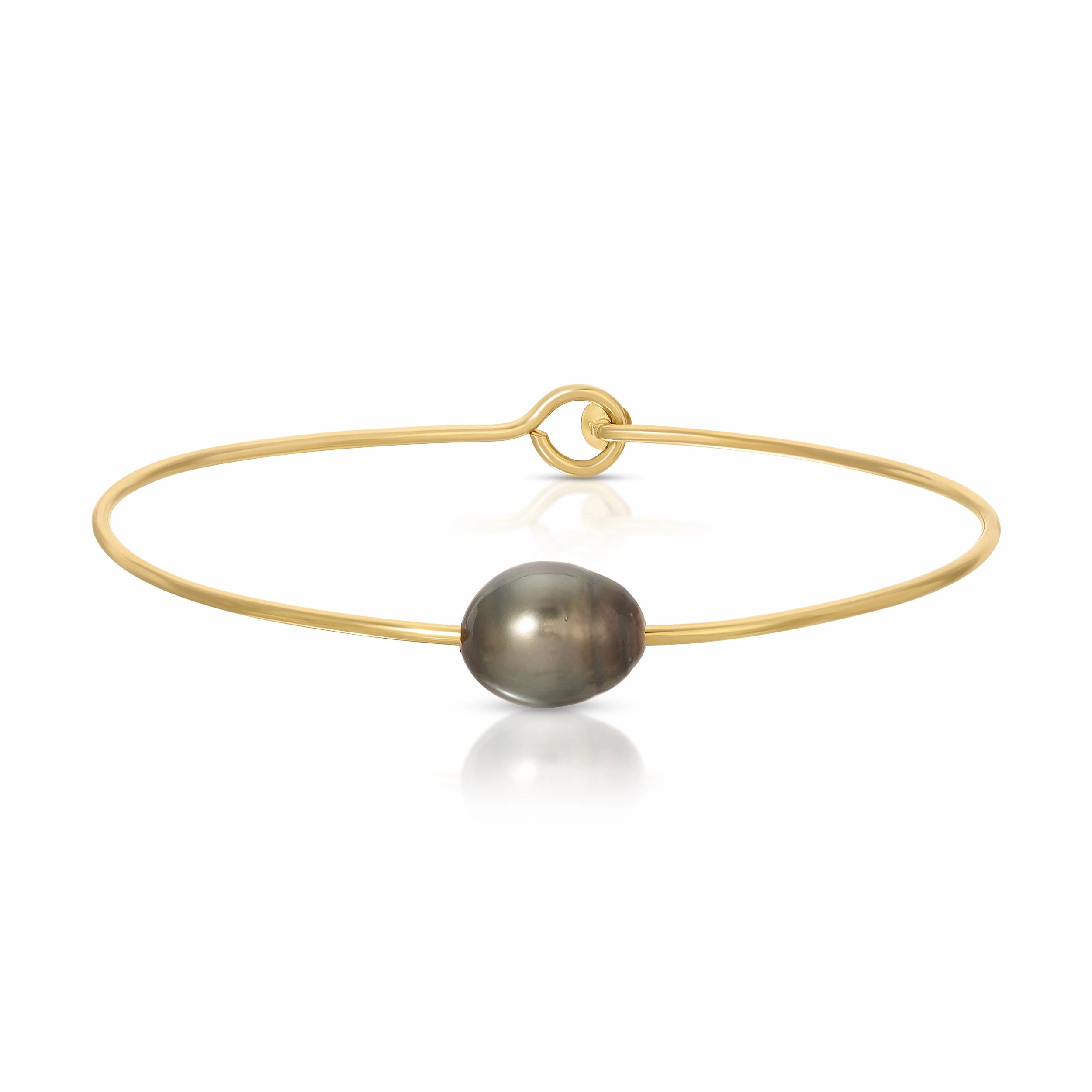 Baroque Black Pearl Bangle