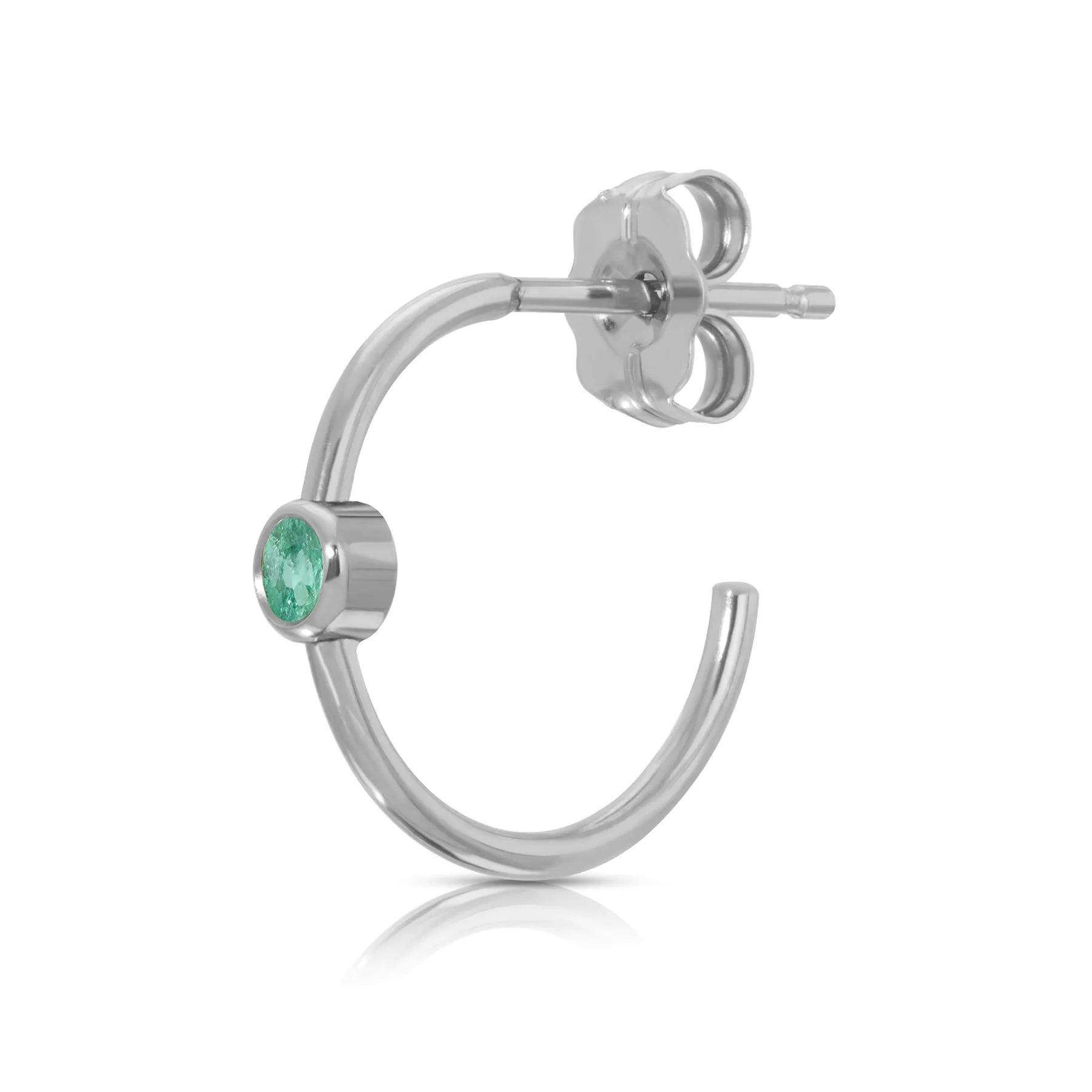 Birthstone Hoop