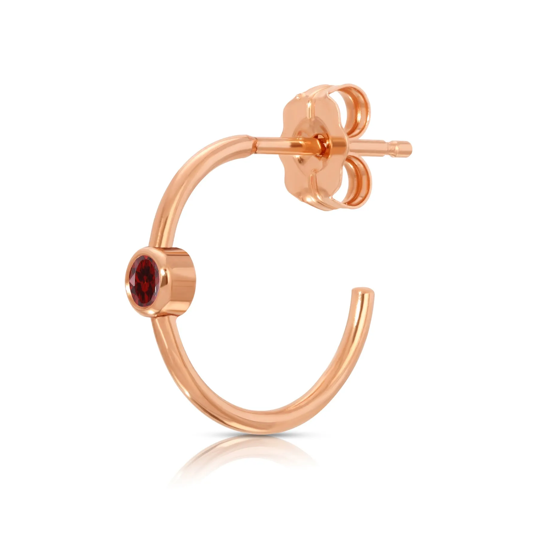 Birthstone Hoop