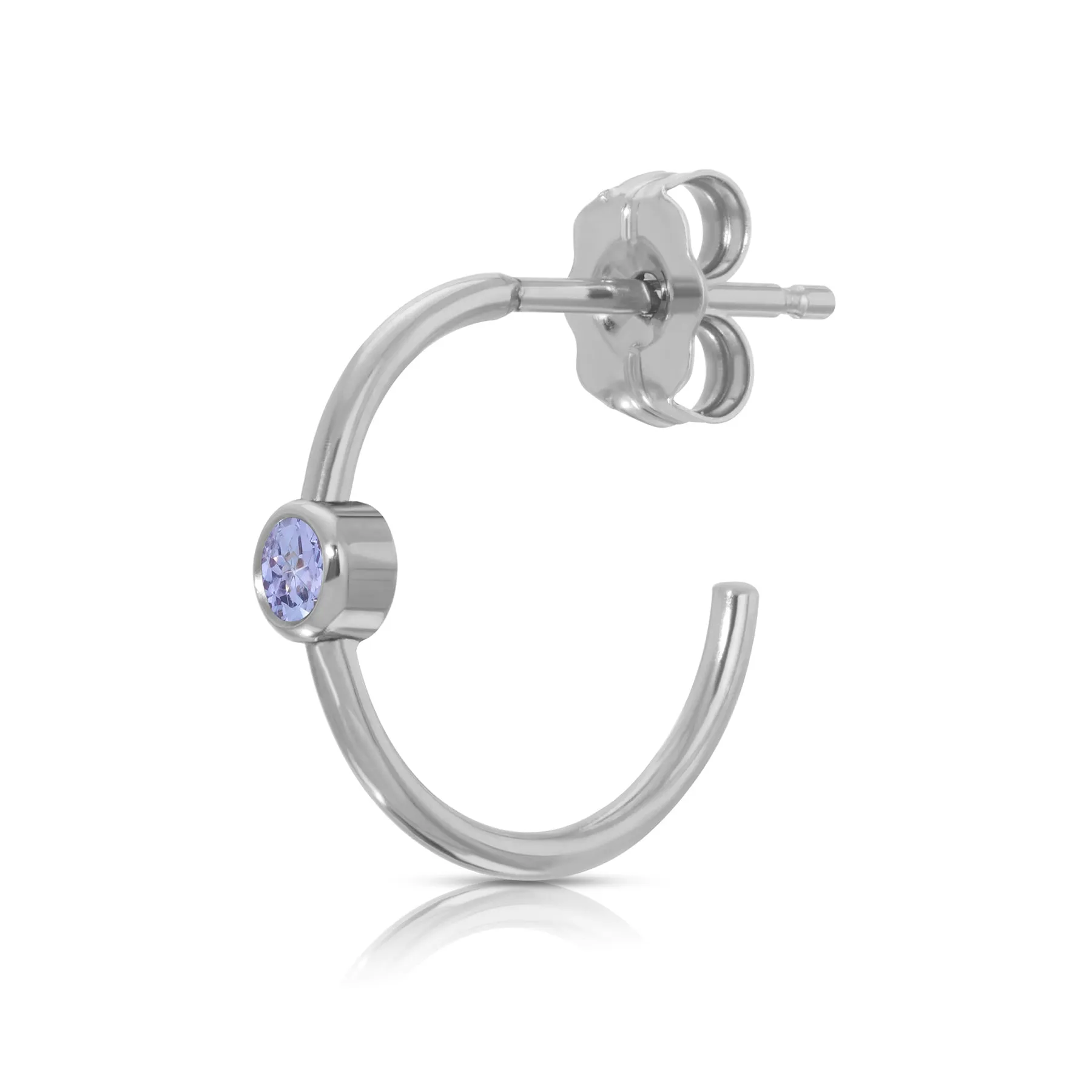 Birthstone Hoop