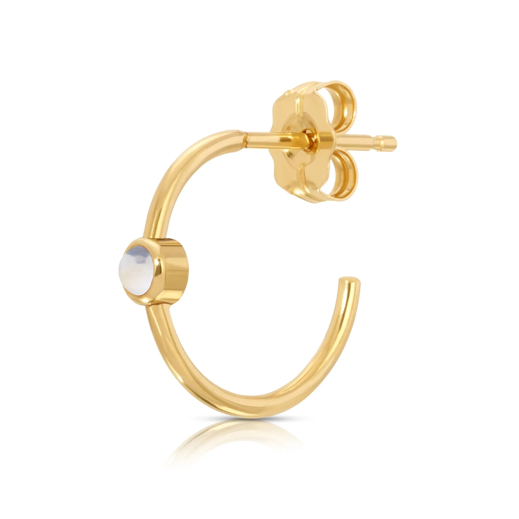 Birthstone Hoop