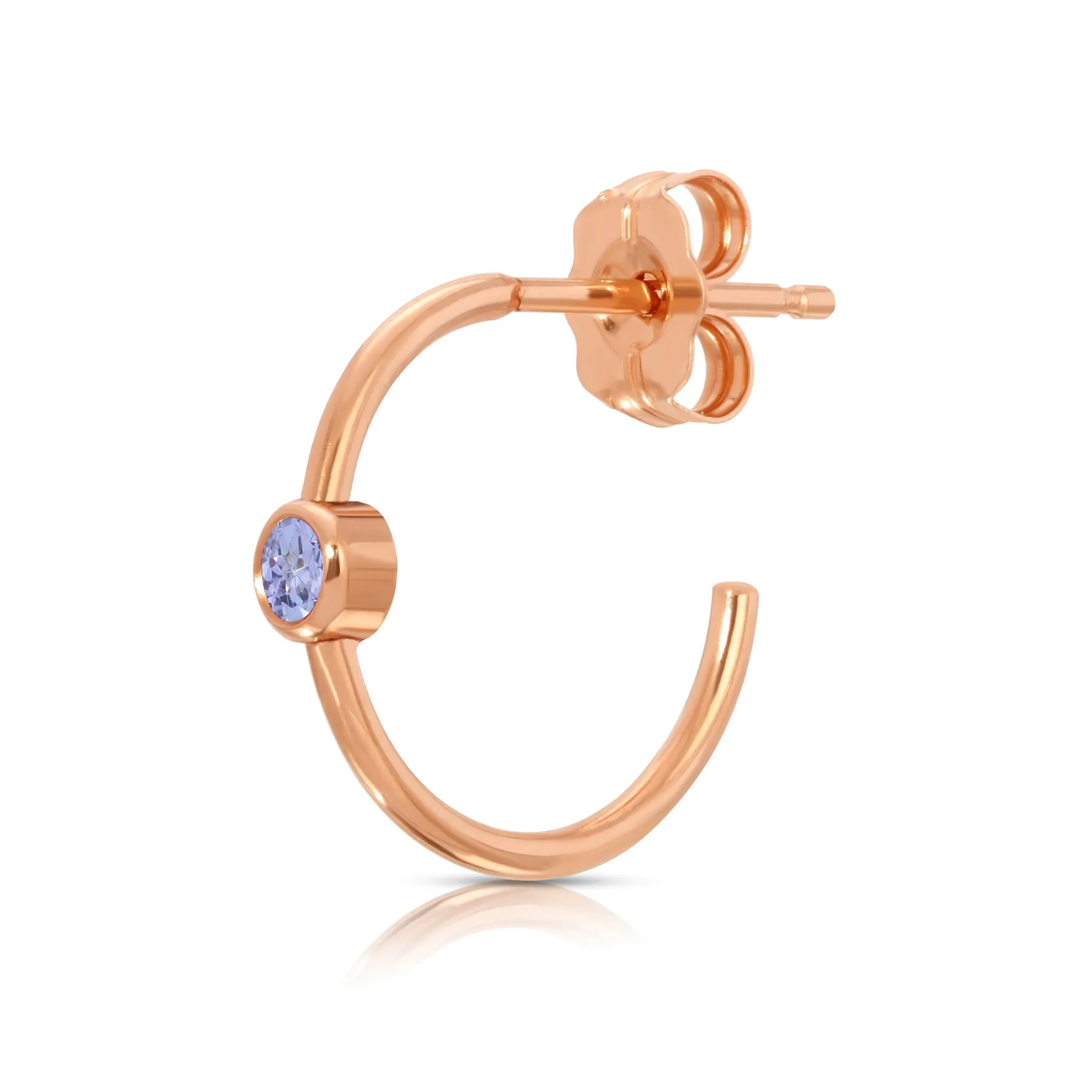 Birthstone Hoop