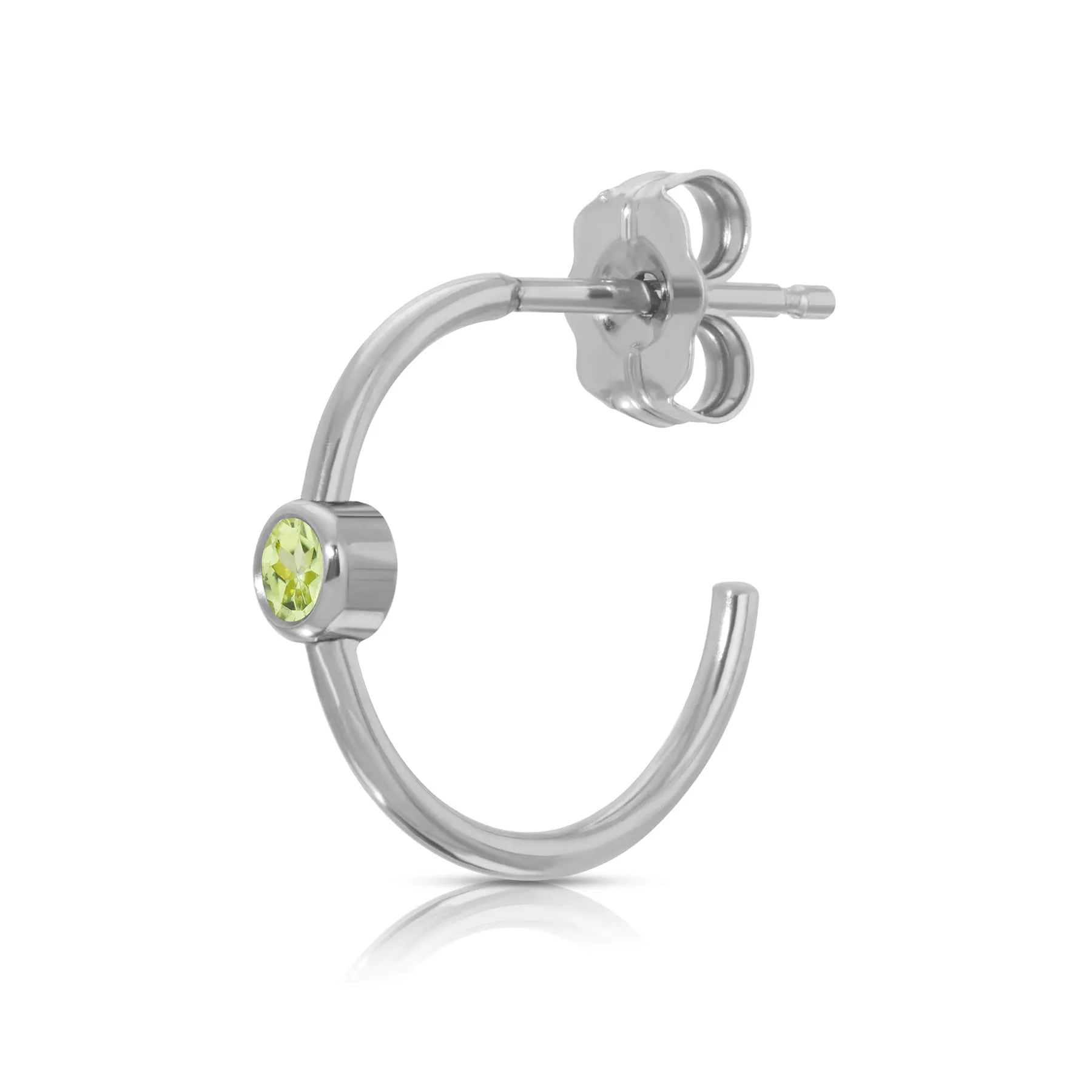 Birthstone Hoop
