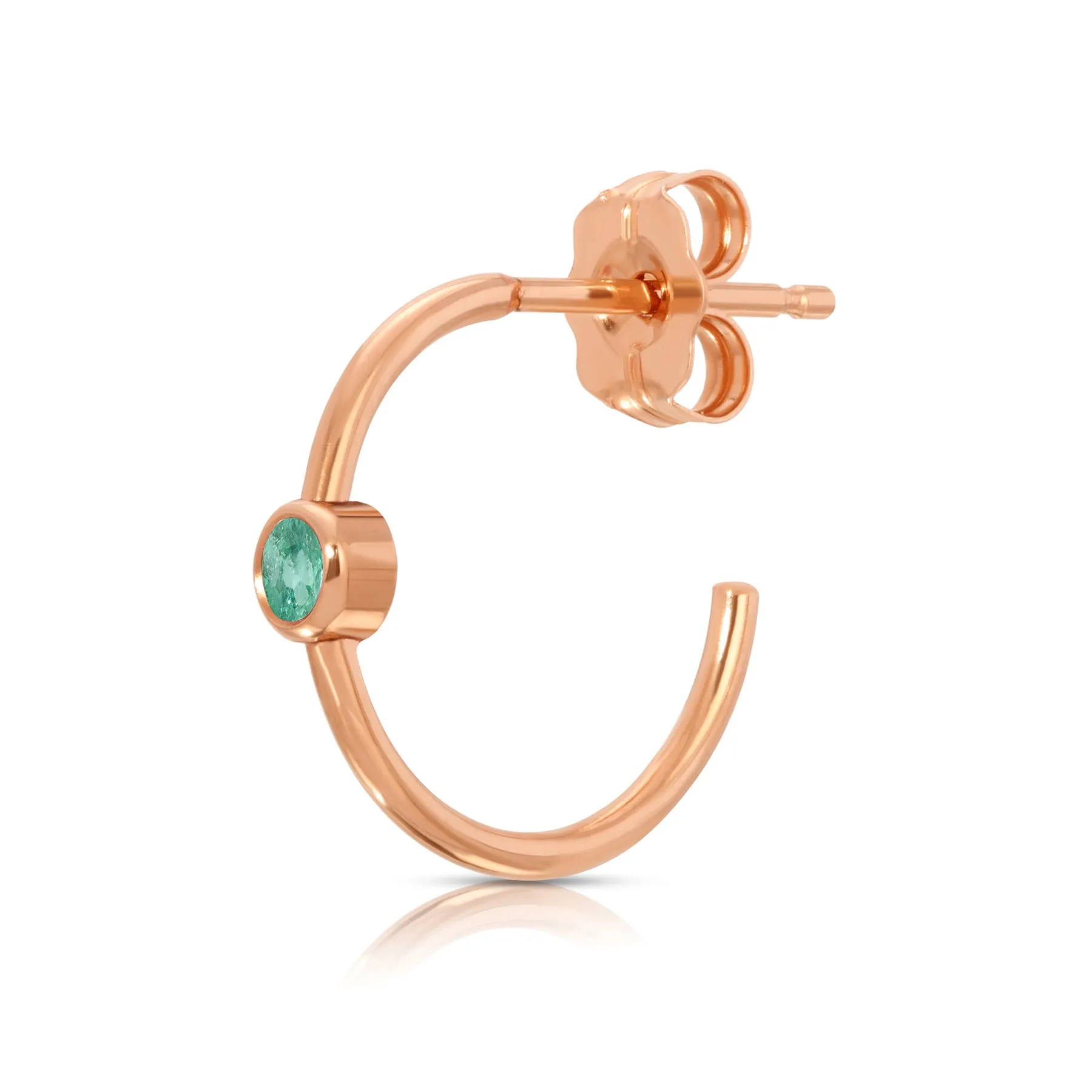 Birthstone Hoop