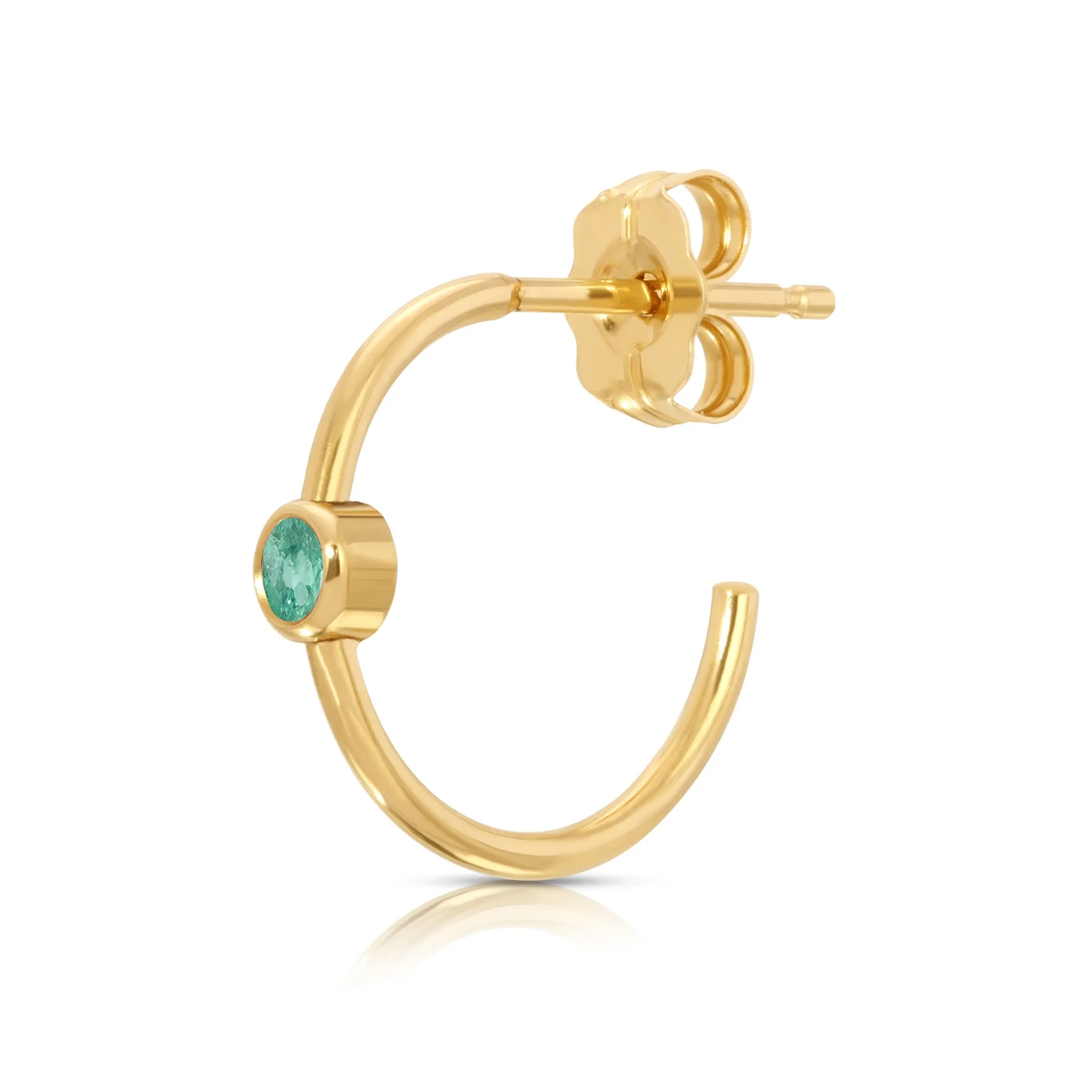 Birthstone Hoop
