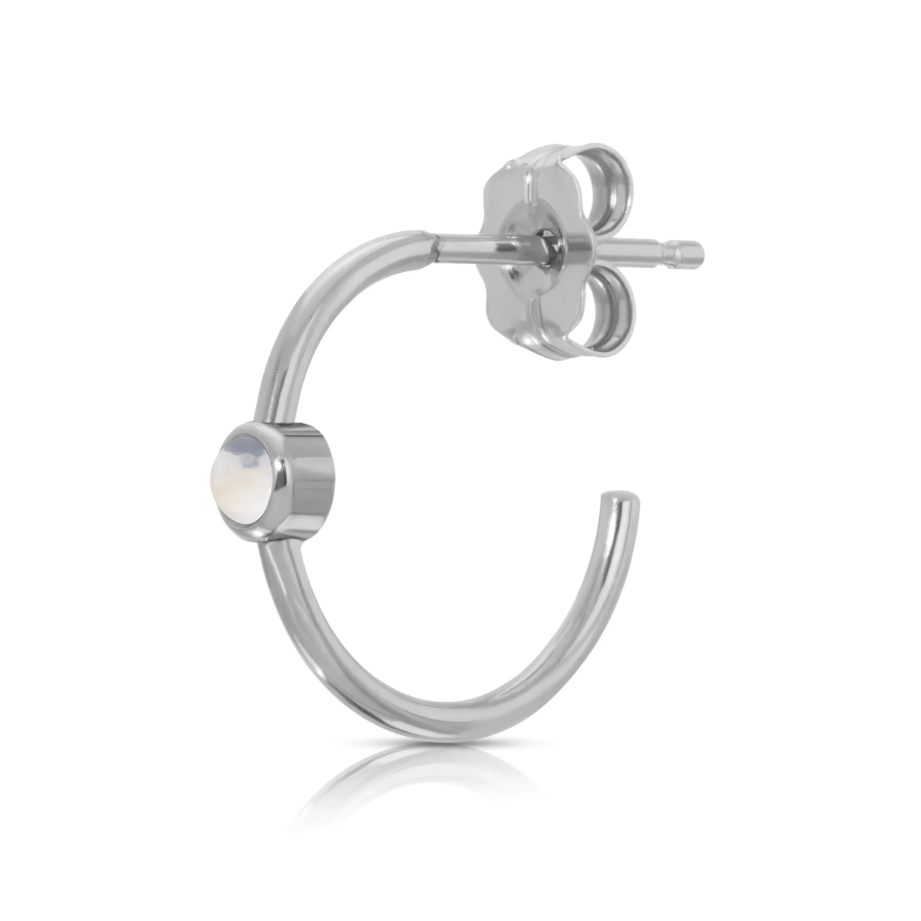 Birthstone Hoop