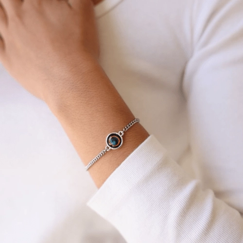 Class of 2025 Carina Twist Bracelet in Stainless Steel