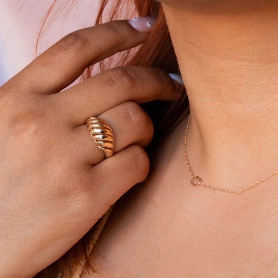 Etched Paris Ring