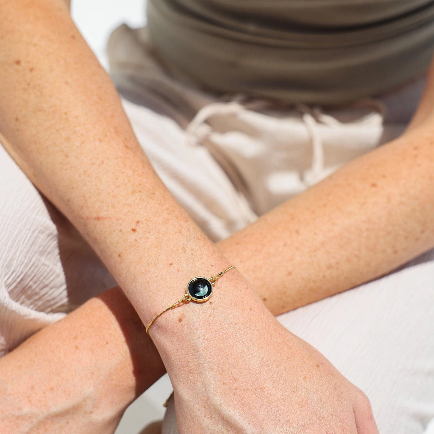 Mini Satellite Bracelet in Gold