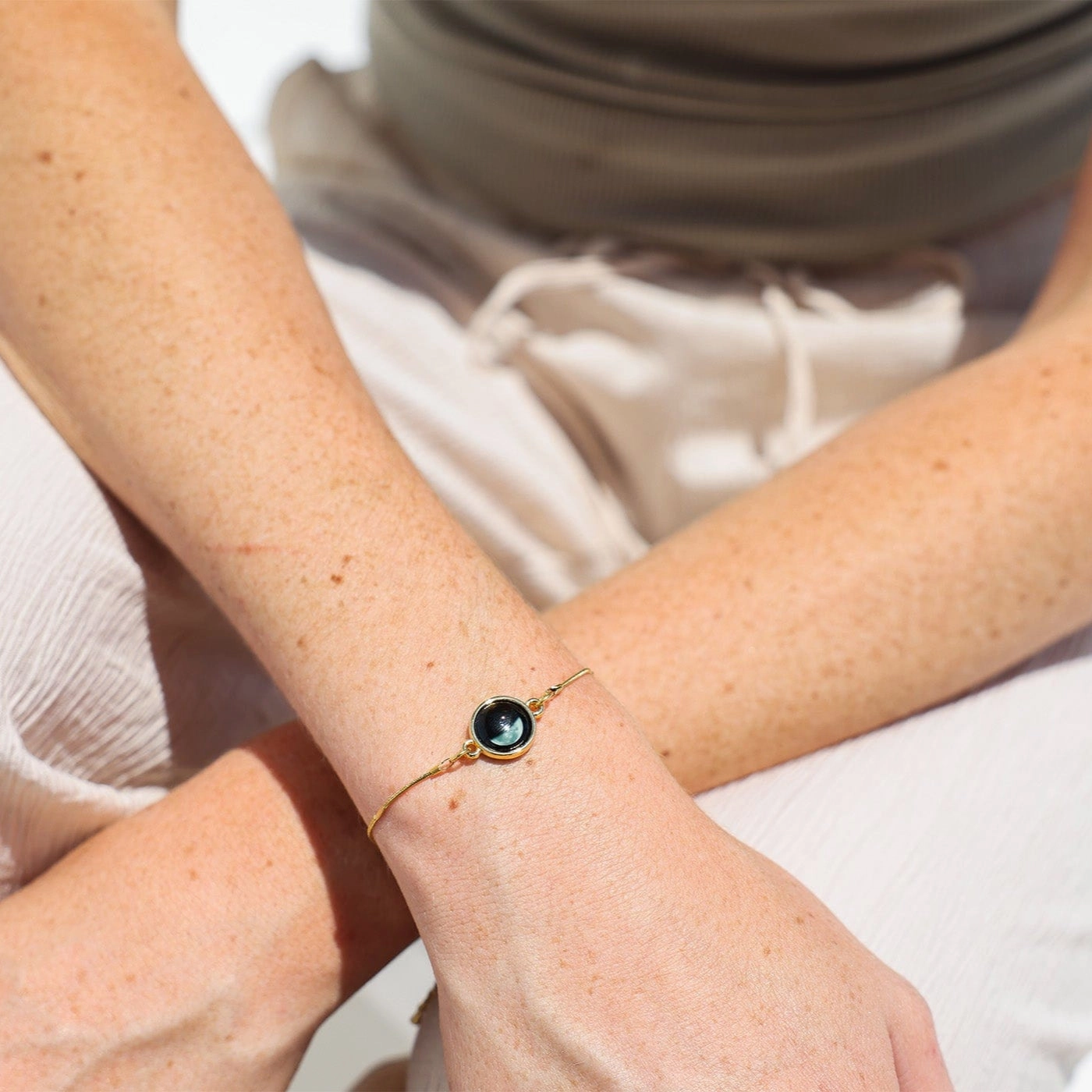 Mini Satellite Bracelet in Gold