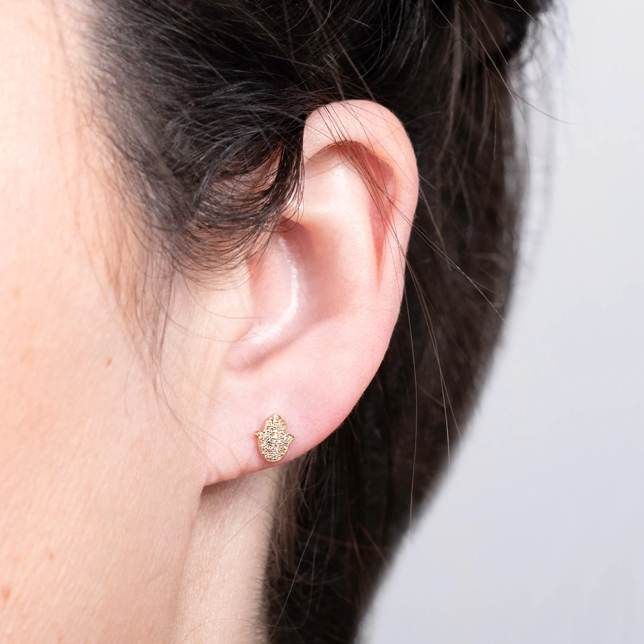 Pav Charm Stud - Hamsa