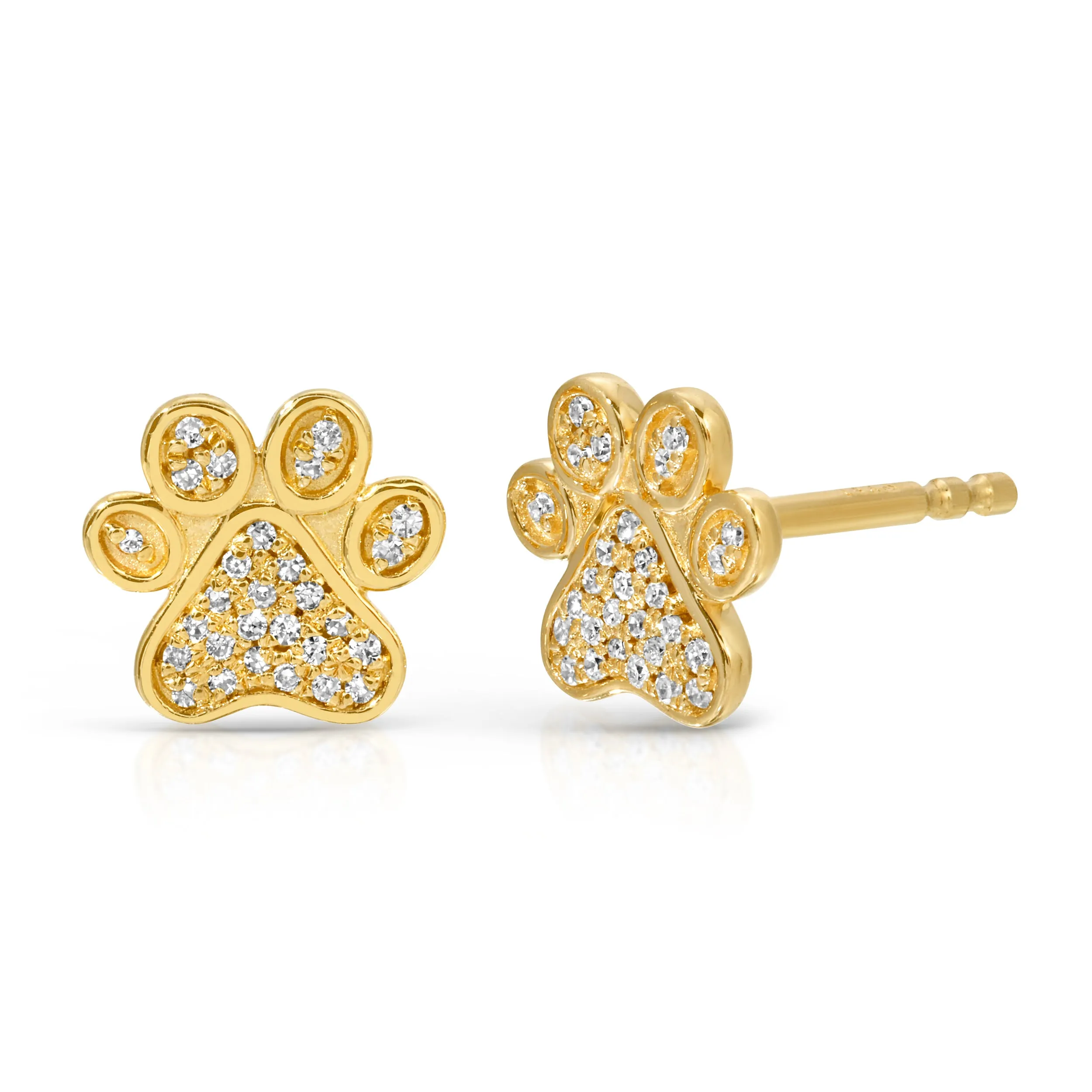 Pav Charm Stud - Paw