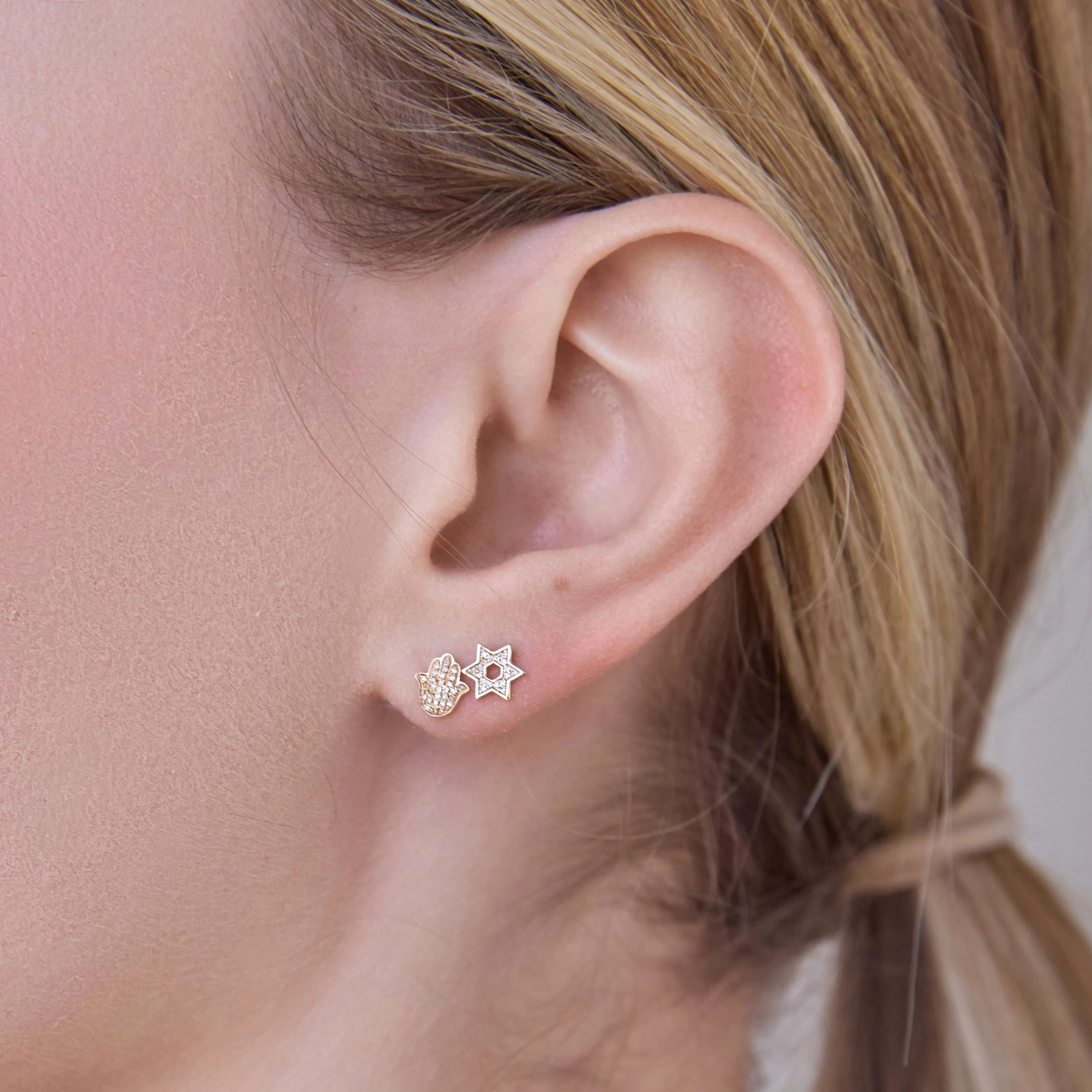 Pav Charm Stud - Star of David