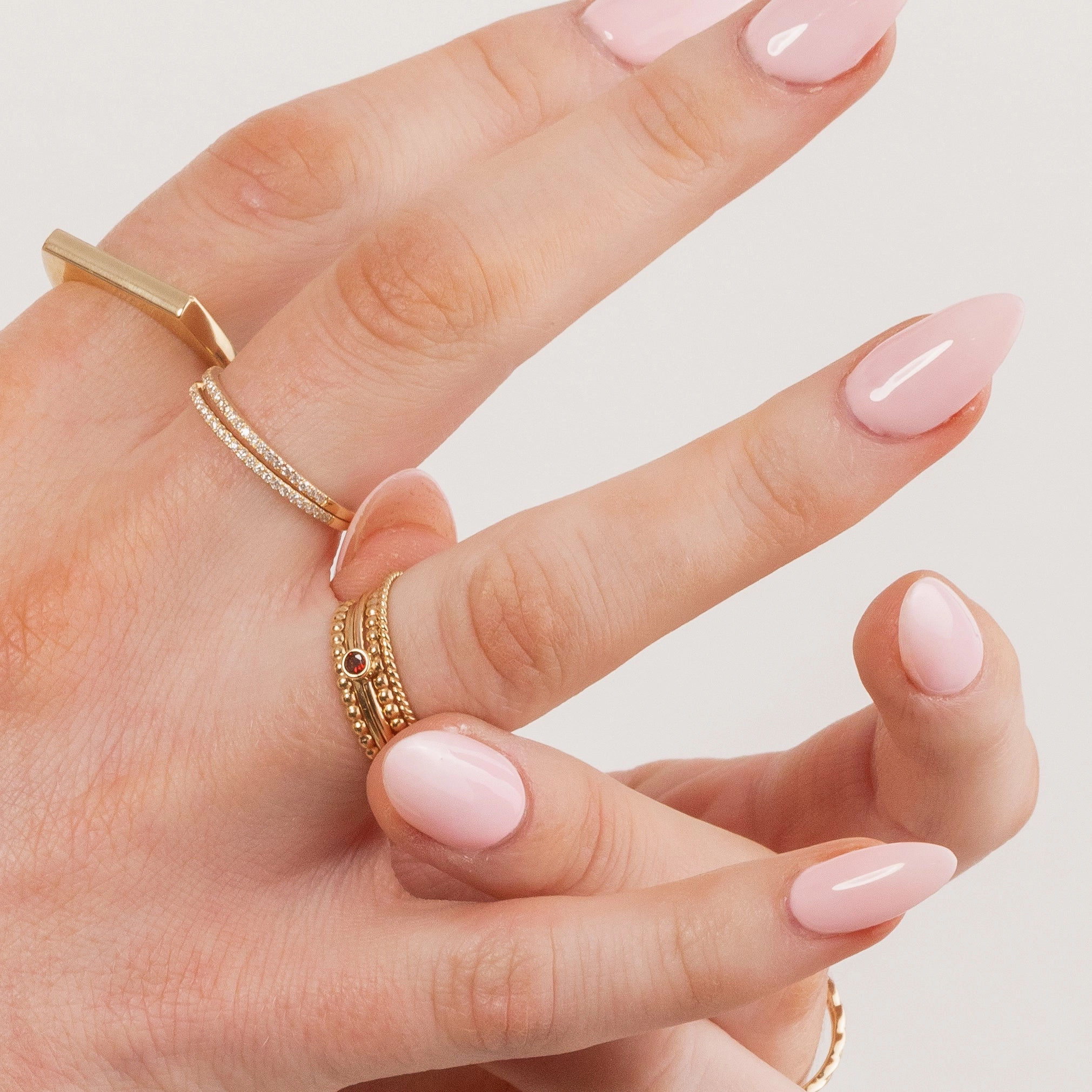 Pav Diamond Ring