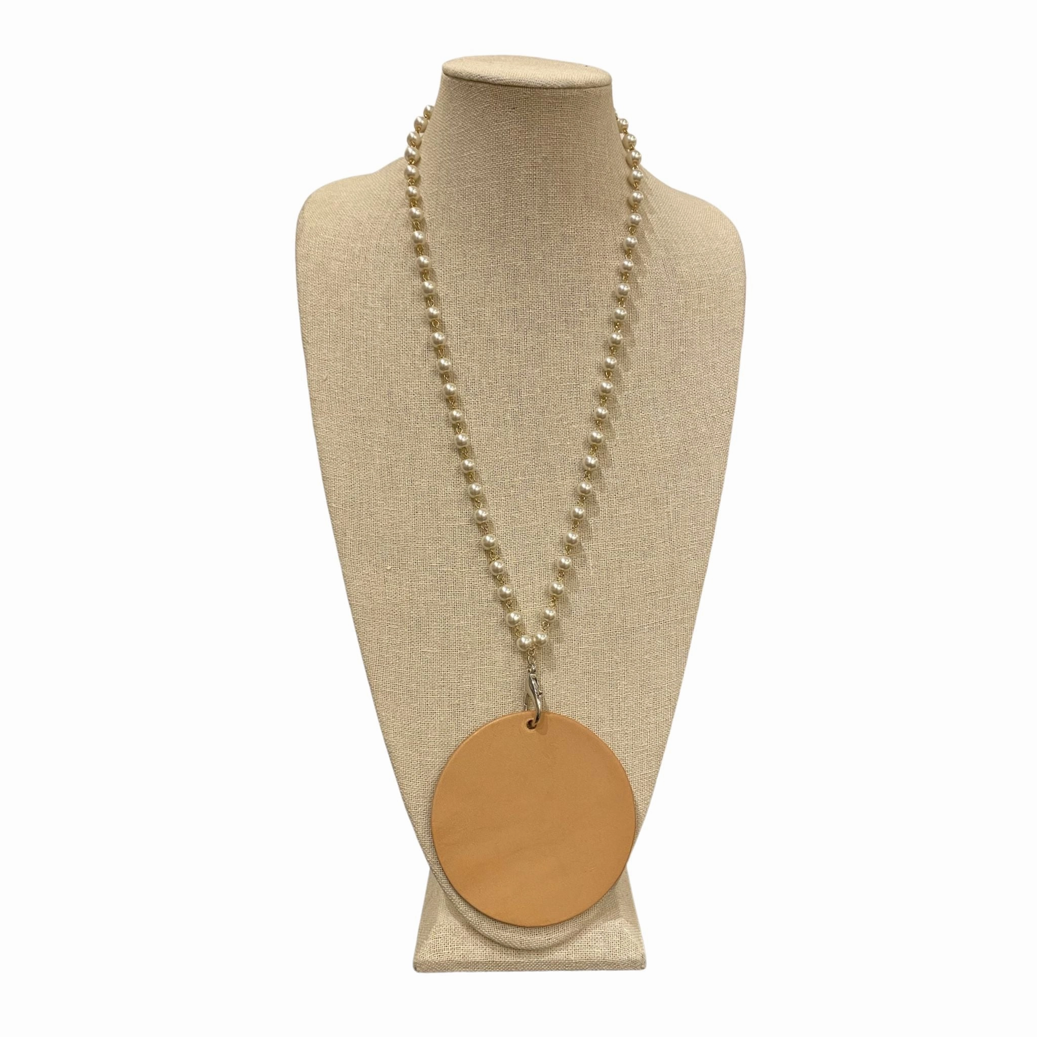 Pearl Chain Badge Holder