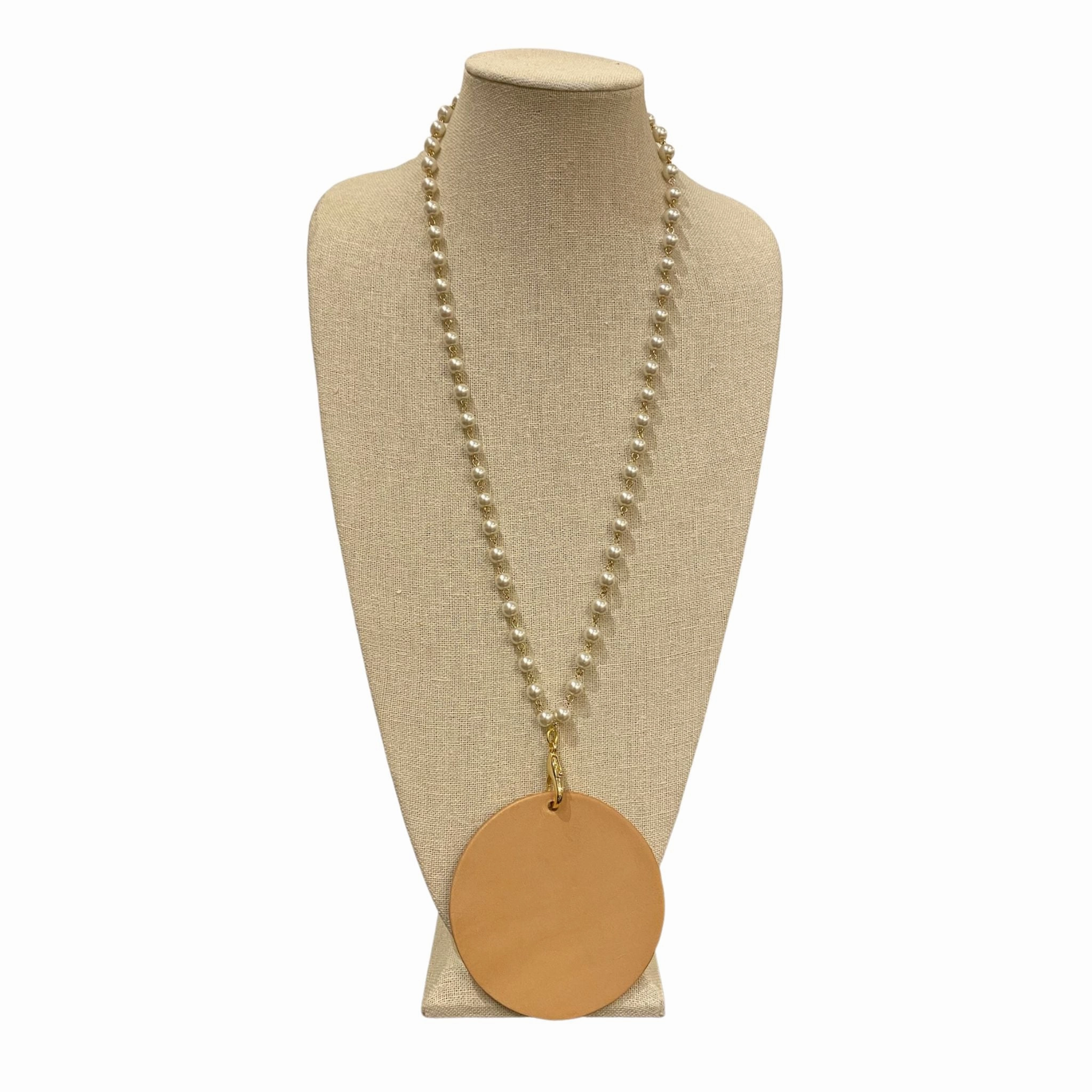 Pearl Chain Badge Holder