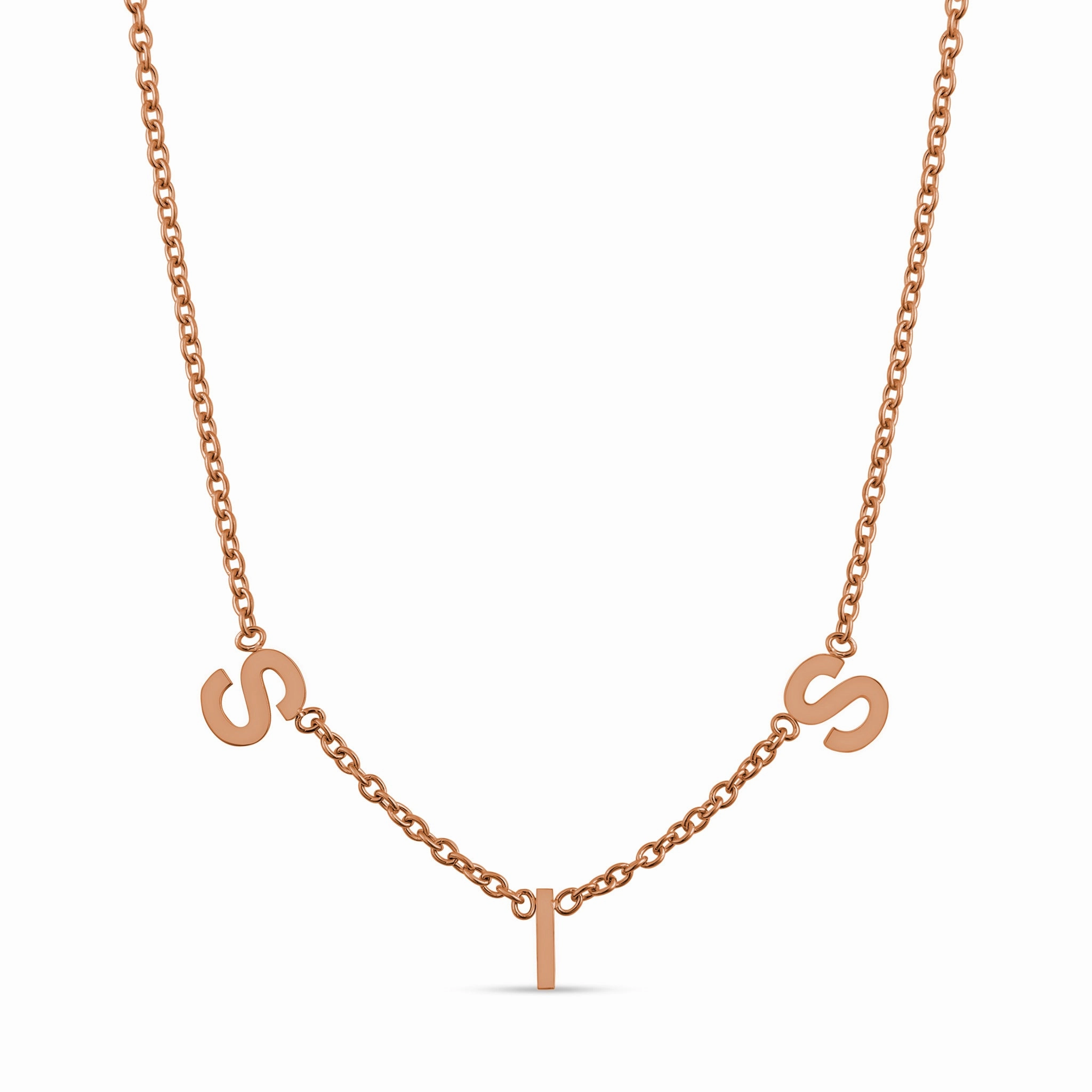SIS Letter Necklace