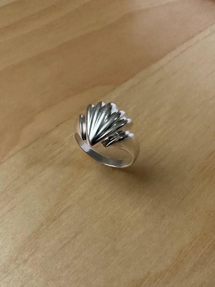 Sterling Silver Shell Ring