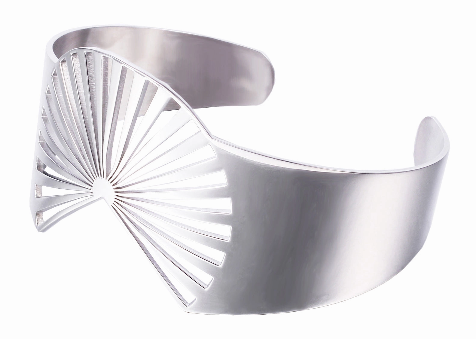 Taylor 18k White Gold Plated Stainless Steel Bracelet  Final Sale