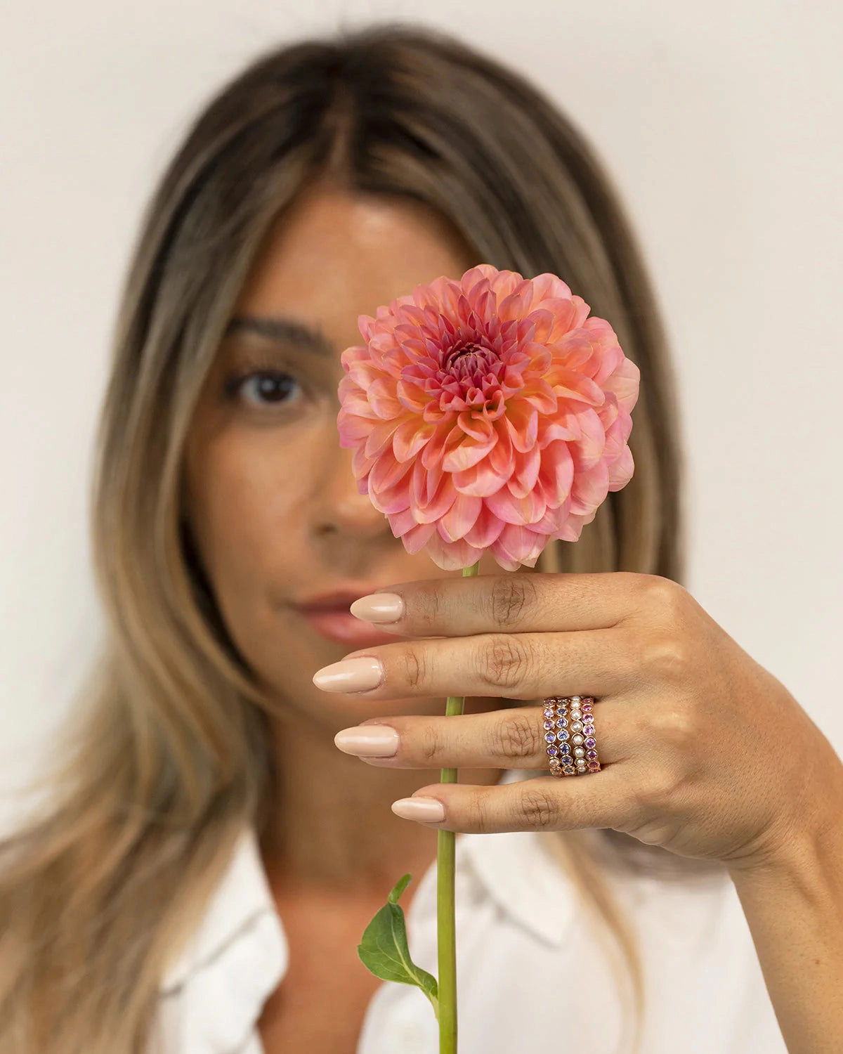 The Periwinkle Bouquet Ring